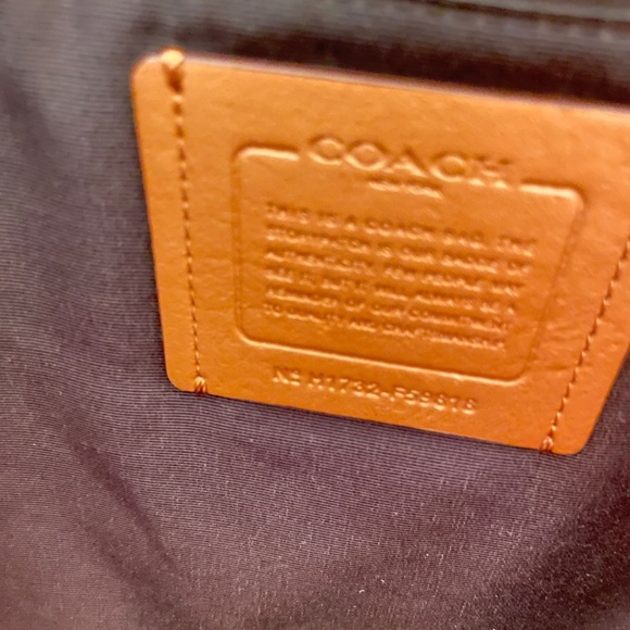 COACH Derby Tote Light Saddle Leather Shoulder Bag F59818 - Picture 9 of 9